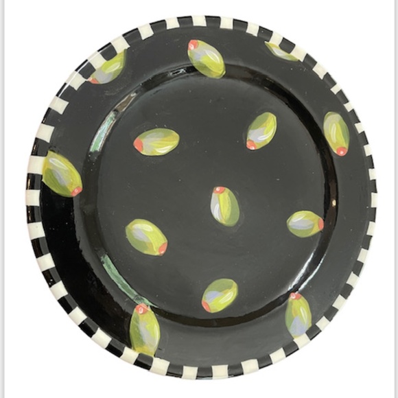 6 Droll Designs Handmade and Hand painted plates - Picture 5 of 16